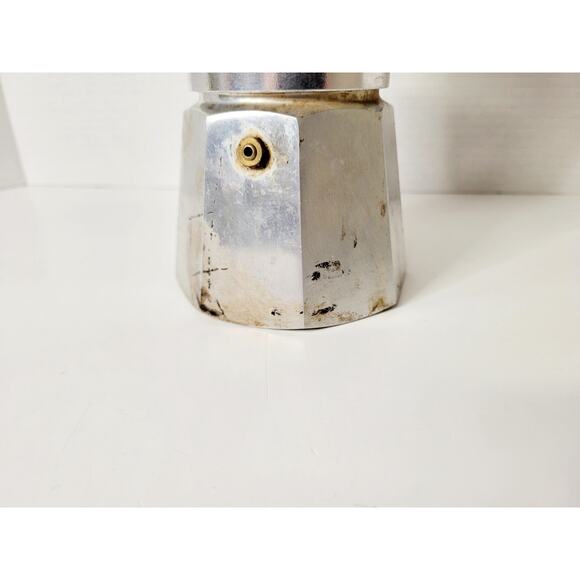 Vtg Junior Express Coffee Espresso Moka Pot Crusinallo Made in Italy - Picture 7 of 7